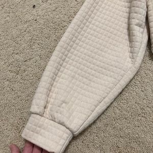 Forever 21 Cropped Collared Long Sleeved Shirt